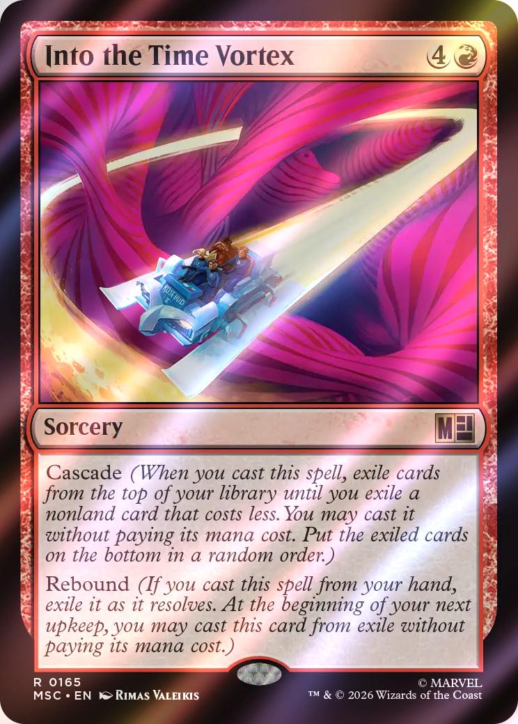 Into the Time Vortex [165] [Marvel Super Heroes: Commander] [Surge Foil]