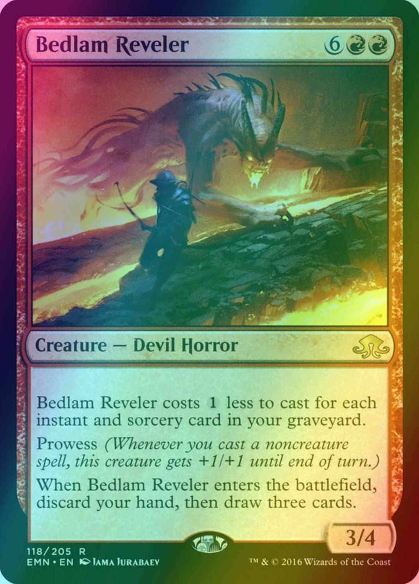 Bedlam Reveler [118] [Eldritch Moon] [Foil]