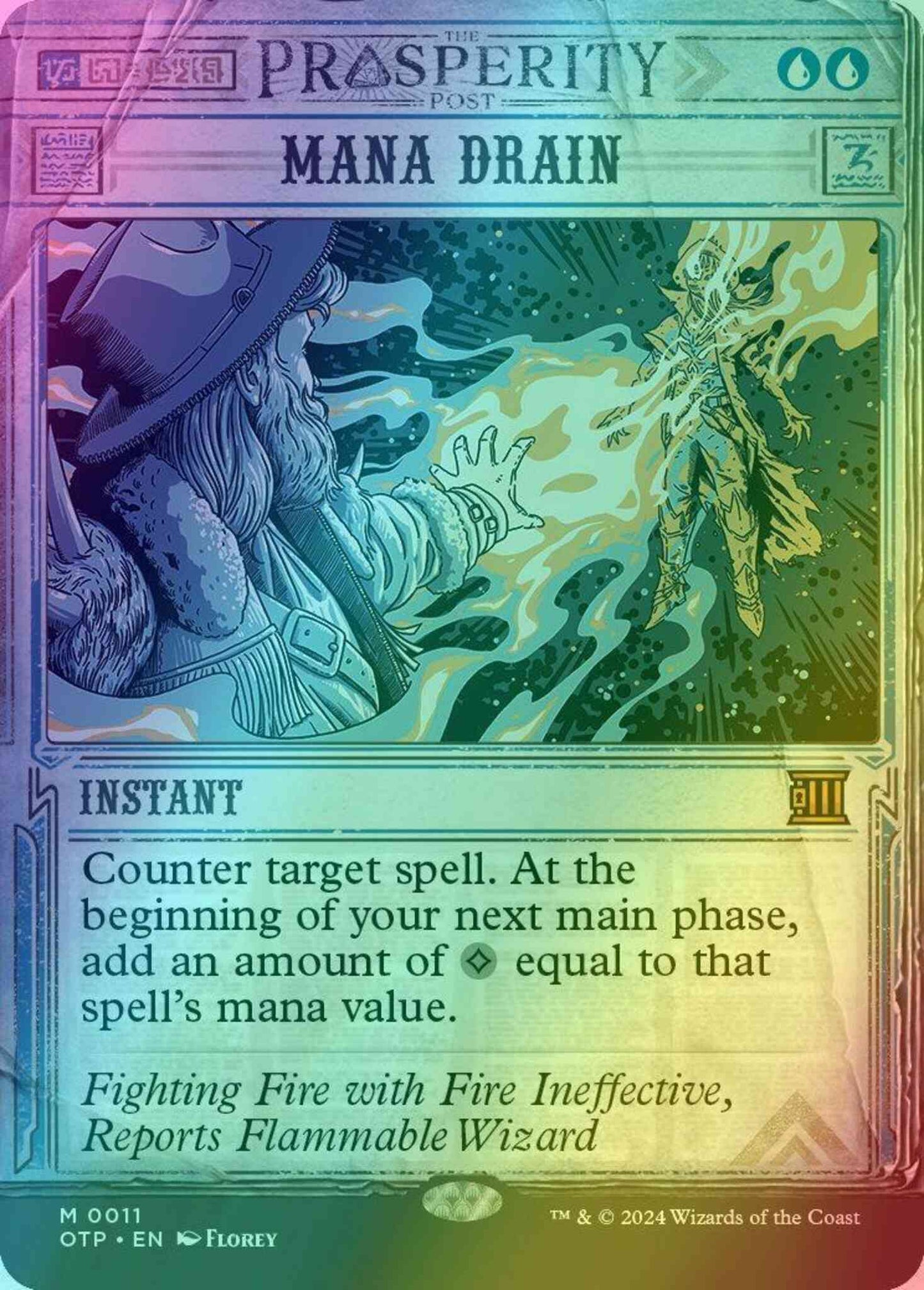 Mana Drain [11] [Breaking News Showcase] [Breaking News] [Foil]