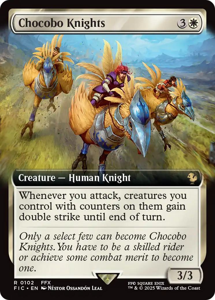 Chocobo Knights [102] [Extended Art] [FINAL FANTASY: Commander] [Non-Foil]