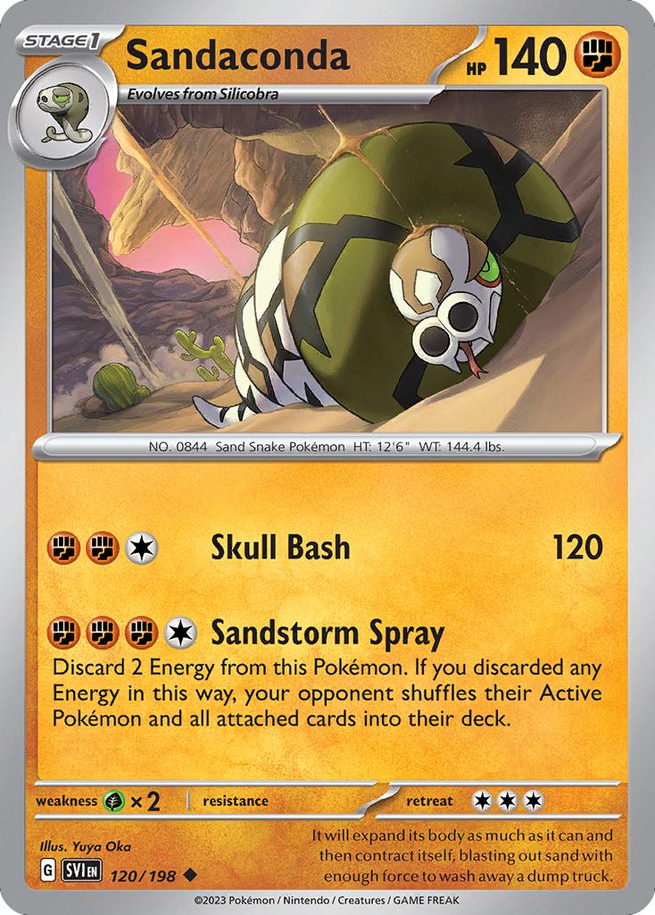 Sandaconda - 120/198 - Uncommon [sv01-120] [Non-Holo]