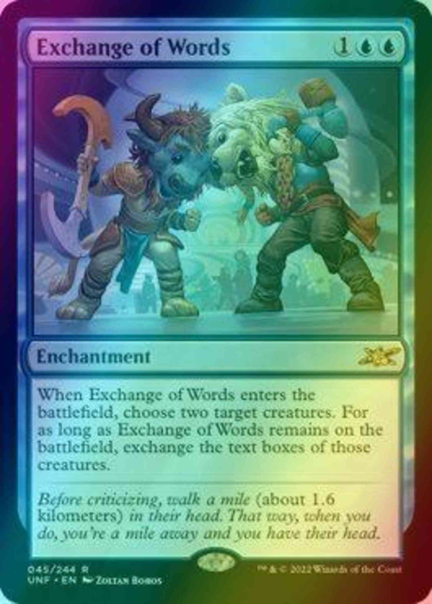 Exchange of Words [45] [Unfinity] [Foil]