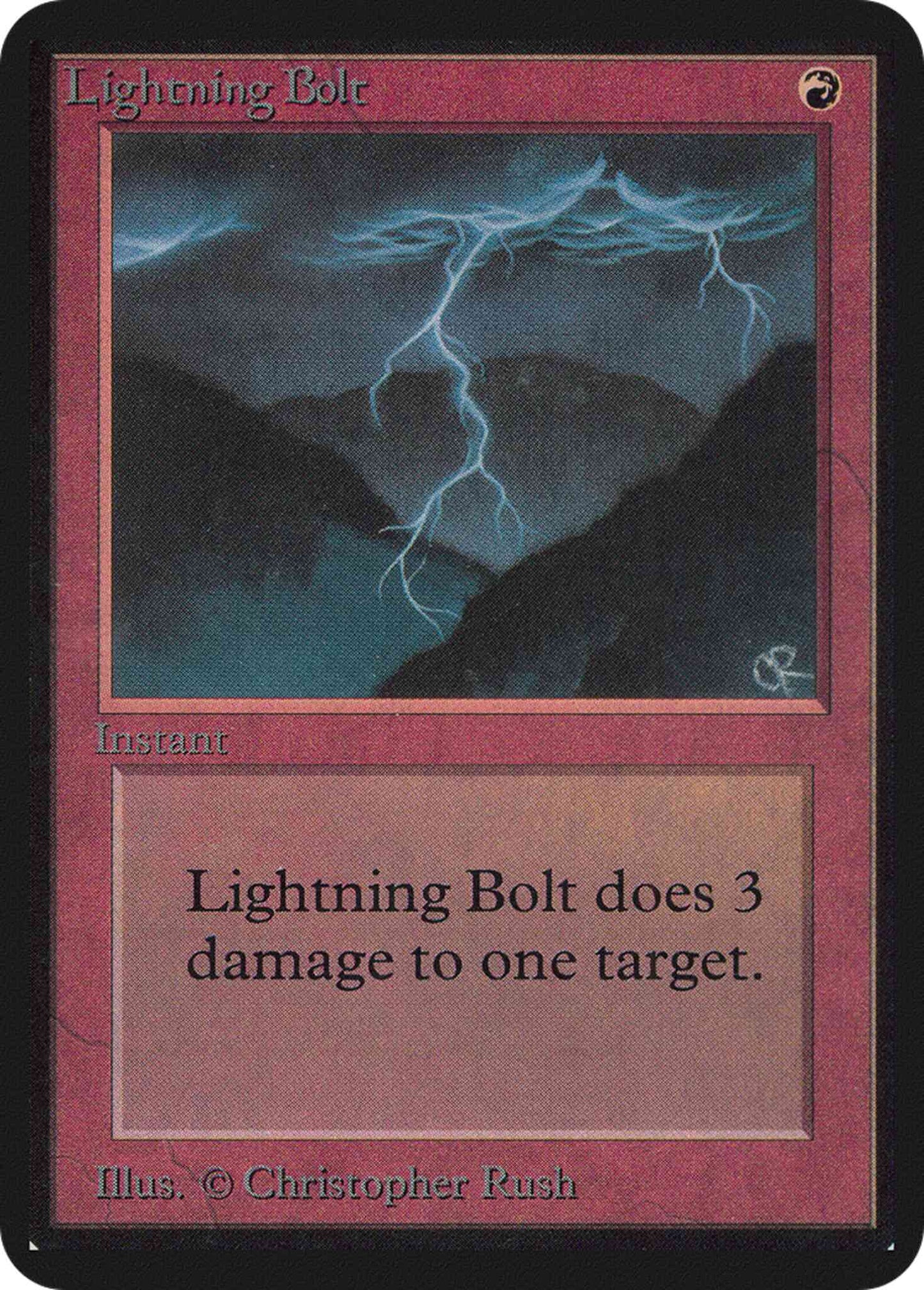 Lightning Bolt [161] [Limited Edition Alpha] [Non-Foil]