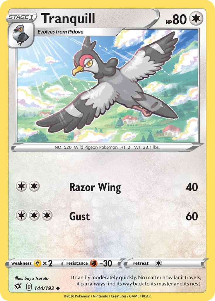 Tranquill - 144/192 - Uncommon [swsh2-144] [Non-Holo]