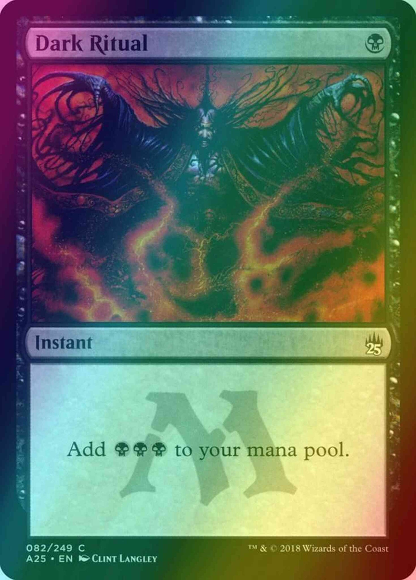 Dark Ritual [82] [Masters 25] [Foil]