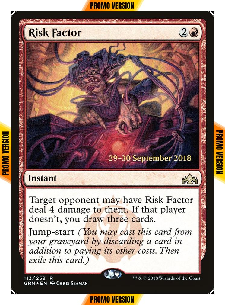 Risk Factor [113s] [Guilds of Ravnica Promos] [Foil]