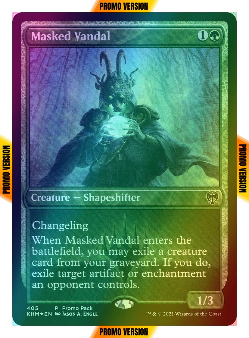 Masked Vandal [405] [Dark Frame Promo Pack] [Kaldheim] [Foil]
