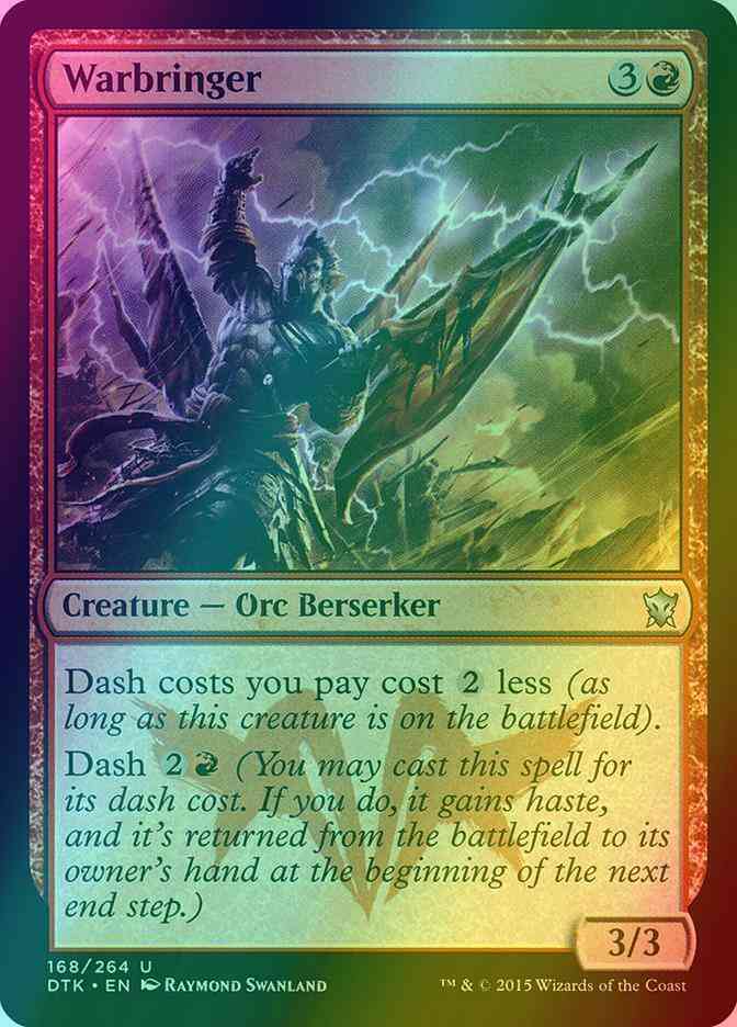 Warbringer [168] [Dragons Of Tarkir] [Foil]