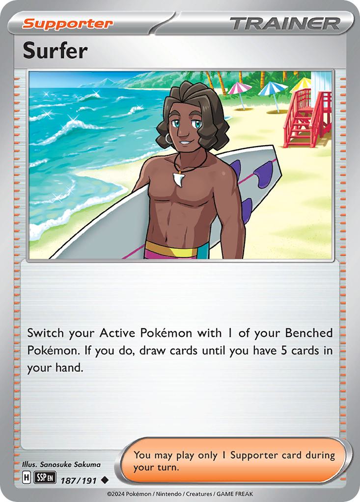 Surfer - 187/191 - Uncommon [sv08-187] [Non-Holo]