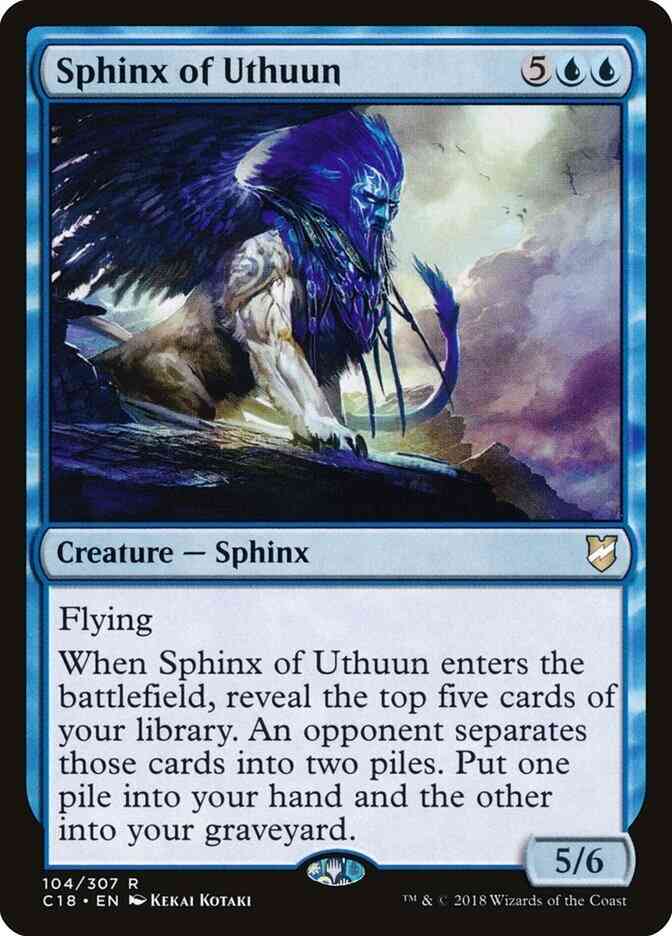 Sphinx of Uthuun [104] [Commander 2018] [Non-Foil]