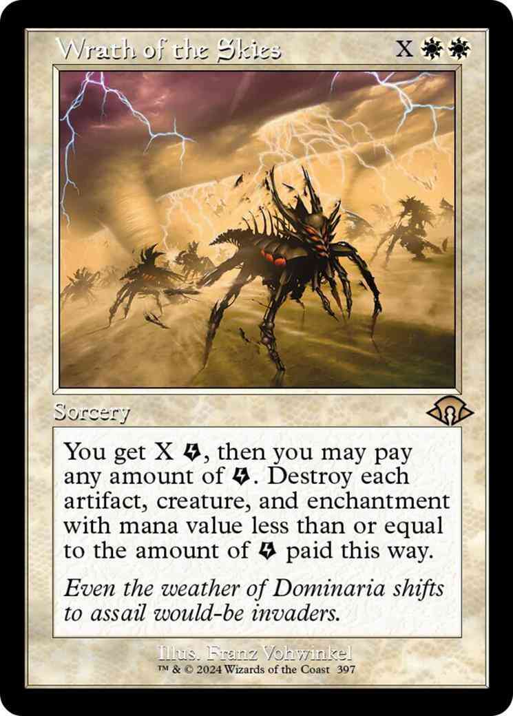 Wrath of the Skies [397] [Retro Frame] [Modern Horizons 3] [Non-Foil]