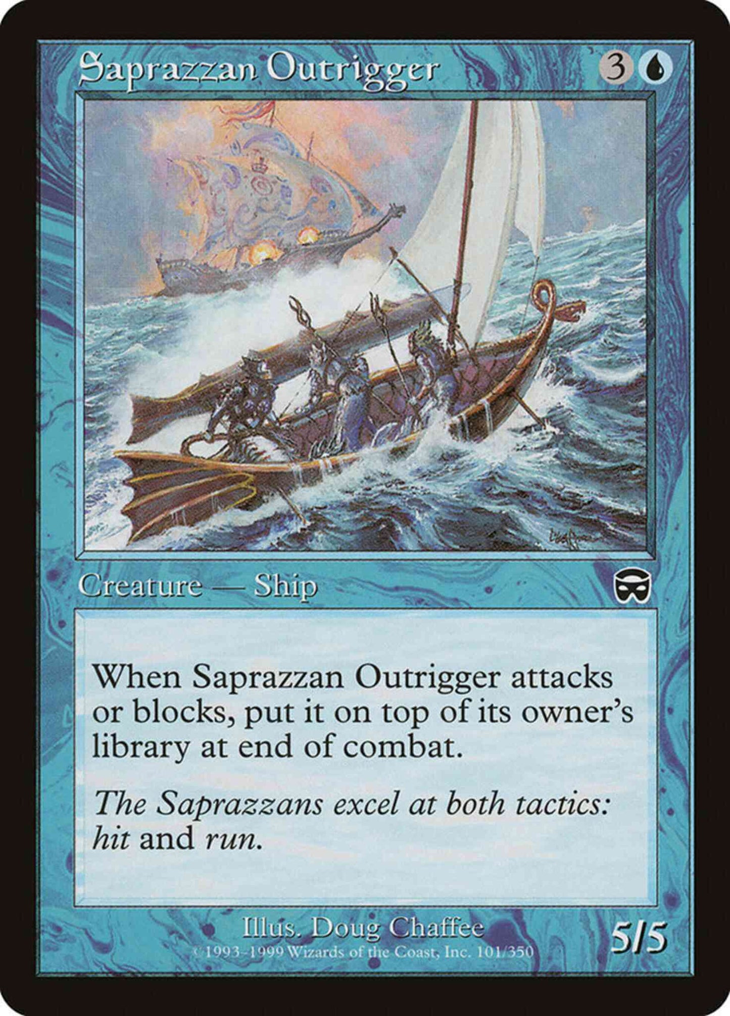 Saprazzan Outrigger [101] [Mercadian Masques] [Non-Foil]