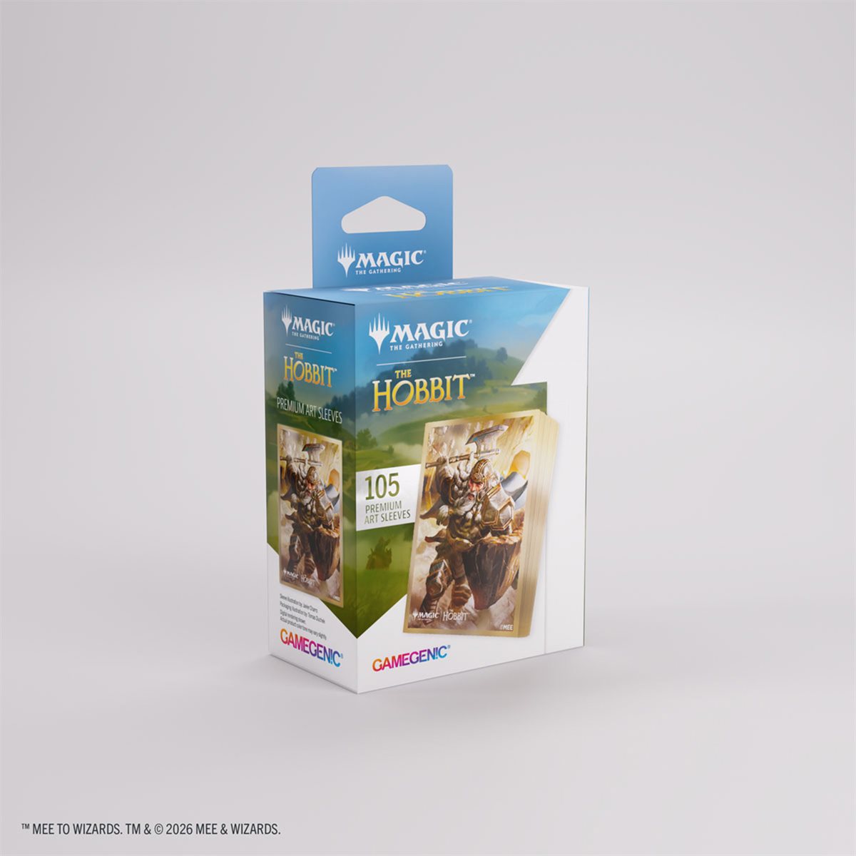 Gamegenic MTG Premium Art Sleeves - Standard Size - 105ct - The Hobbit - Thorin, Mountain-king