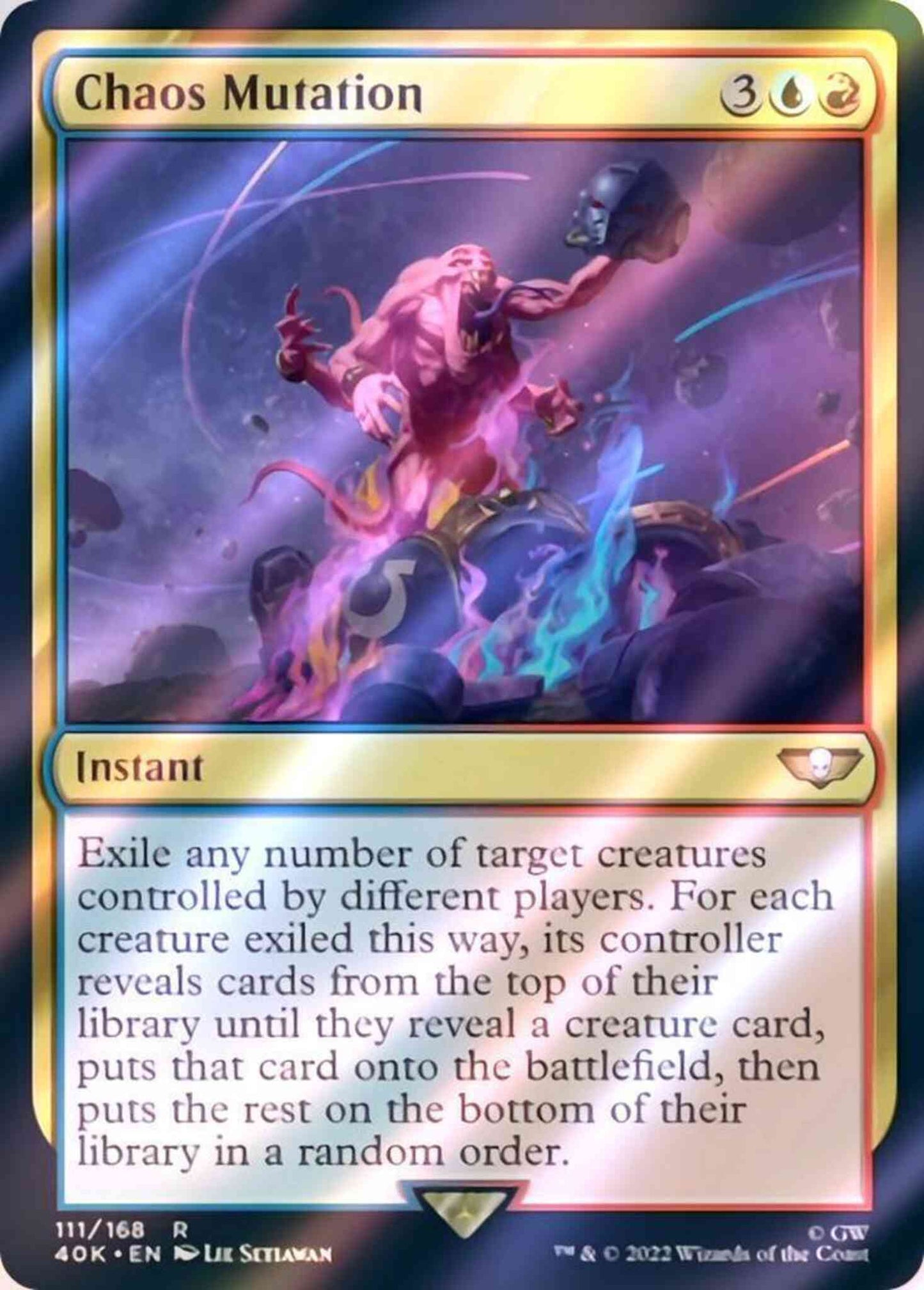 Chaos Mutation [111] [Universes Beyond: Warhammer 40,000] [Surge Foil]