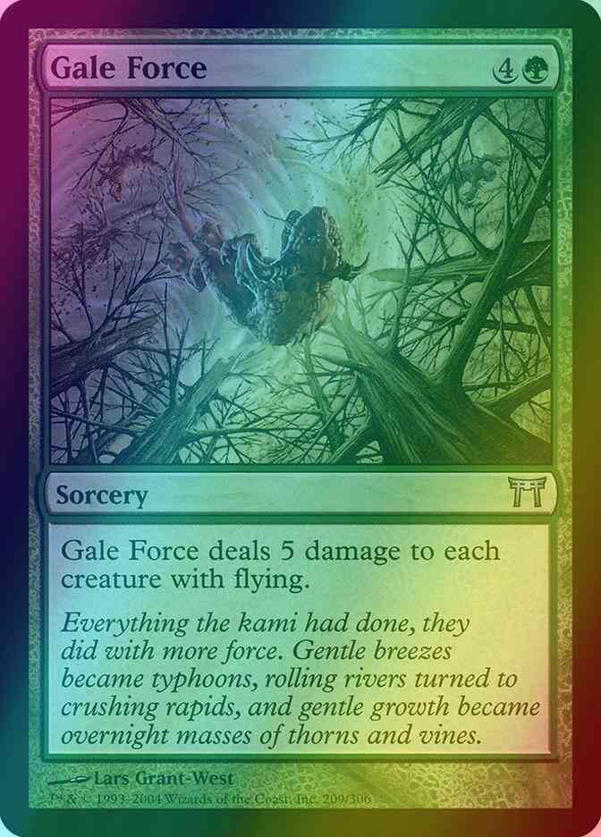 Gale Force [209] [Champions of Kamigawa] [Foil]