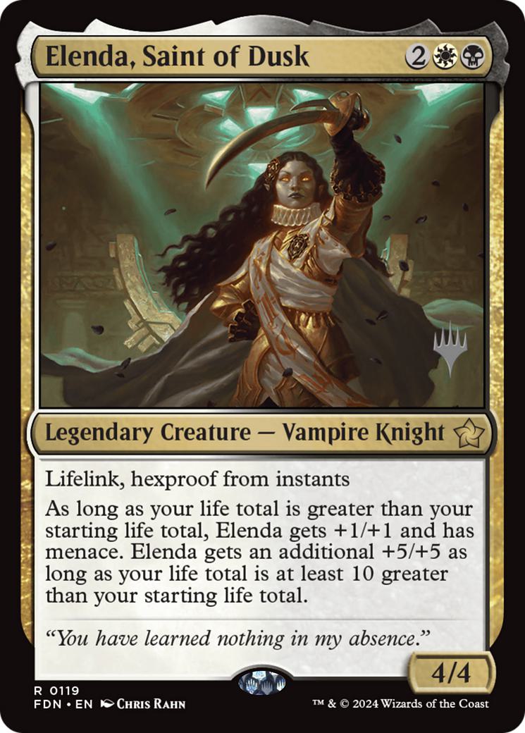 Elenda, Saint of Dusk [119p] [Promo Pack] [Foundations: Promos] [Non-Foil]
