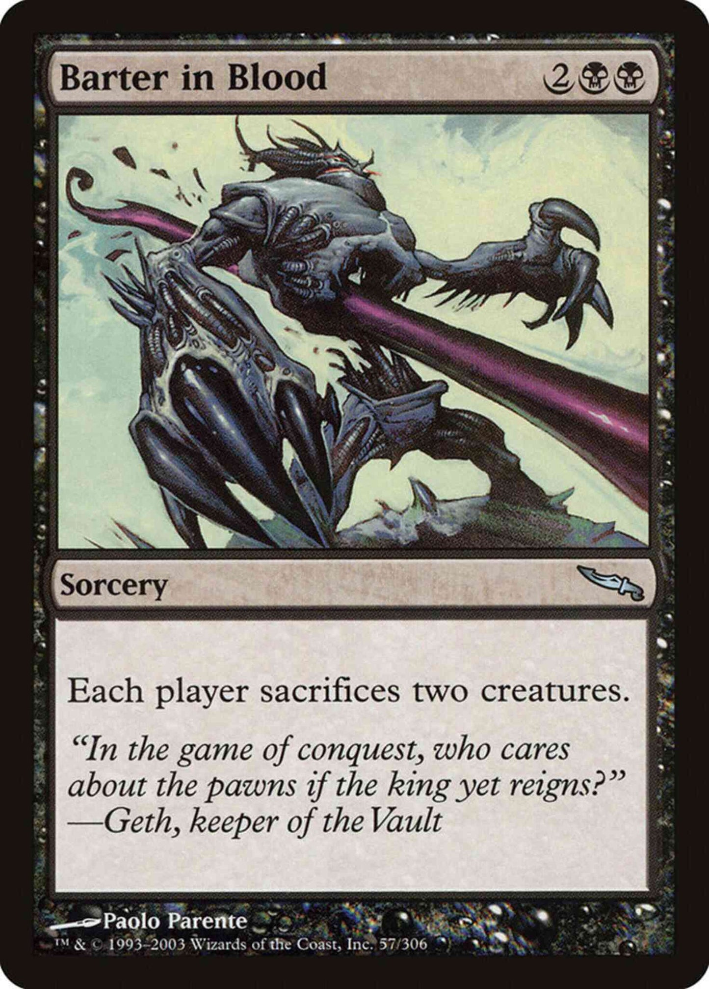 Barter in Blood [57] [Mirrodin] [Non-Foil]