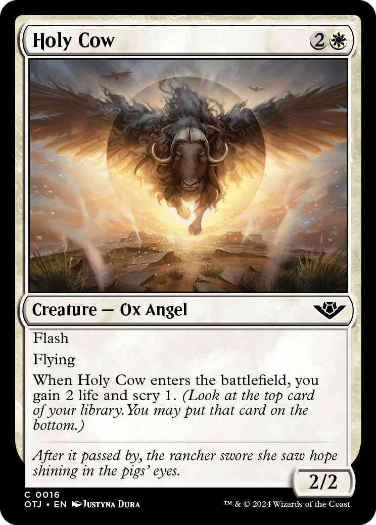 Holy Cow [16] [Outlaws of Thunder Junction] [Non-Foil]