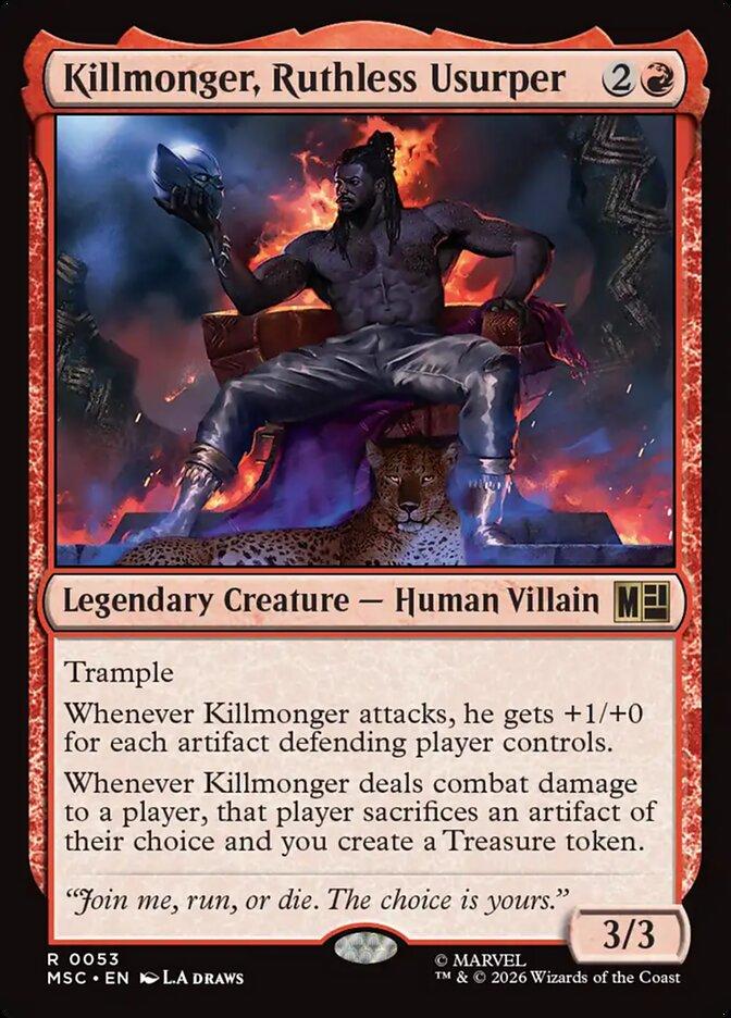 Killmonger, Ruthless Usurper [53] [Marvel Super Heroes: Commander] [Non-Foil]