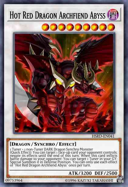 Hot Red Dragon Archfiend Abyss - DUPO-EN057 - Ultra Rare - 1st Edition