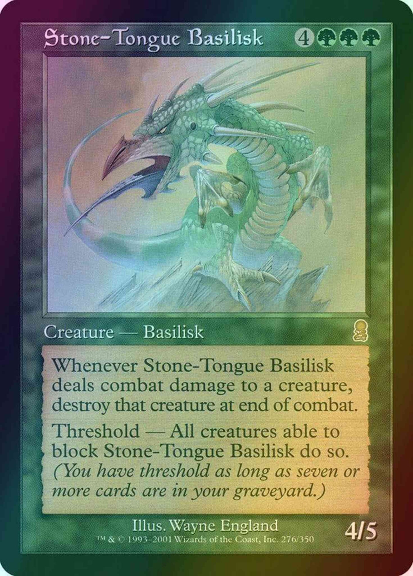 Stone-Tongue Basilisk [276] [Odyssey] [Foil]