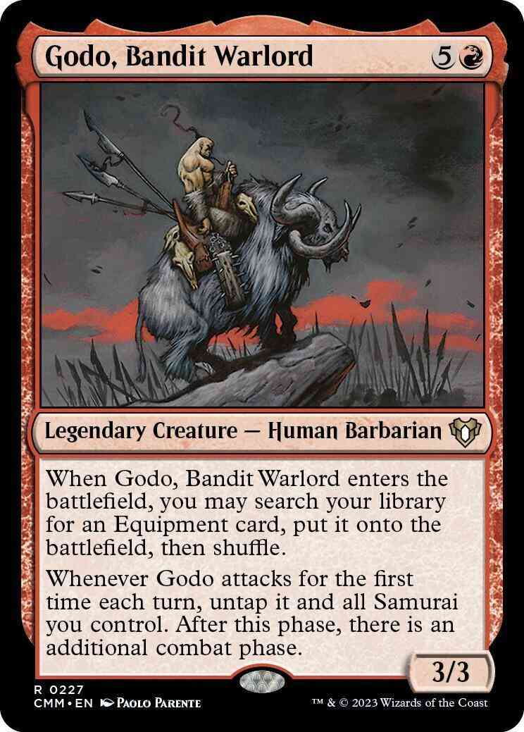 Godo, Bandit Warlord [227] [Commander Masters] [Non-Foil]