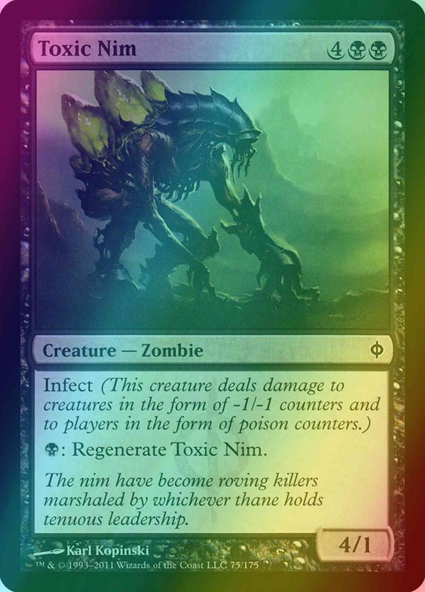 Toxic Nim [75] [New Phyrexia] [Foil]