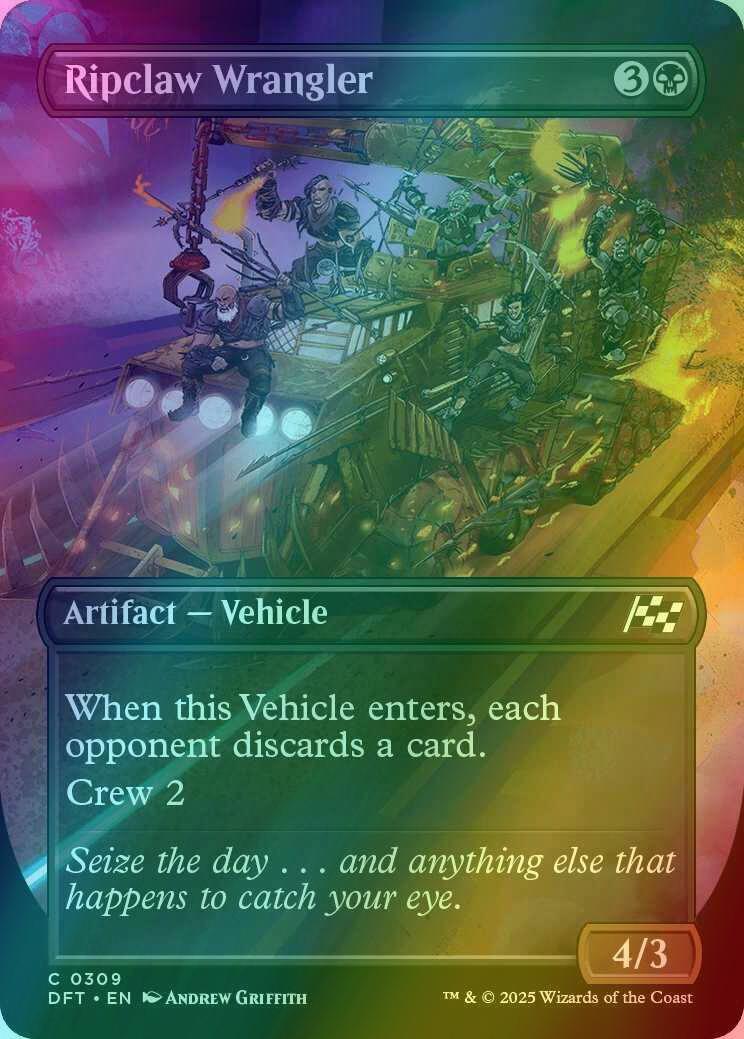 Ripclaw Wrangler [309] [Borderless] [Revved Up] [Aetherdrift] [Foil]