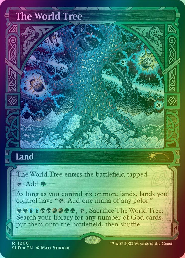 The World Tree [1266] [Planar Showcase] [Showcase: MOM Vol. 1] [Secret Lair Drop] [Halo Foil]
