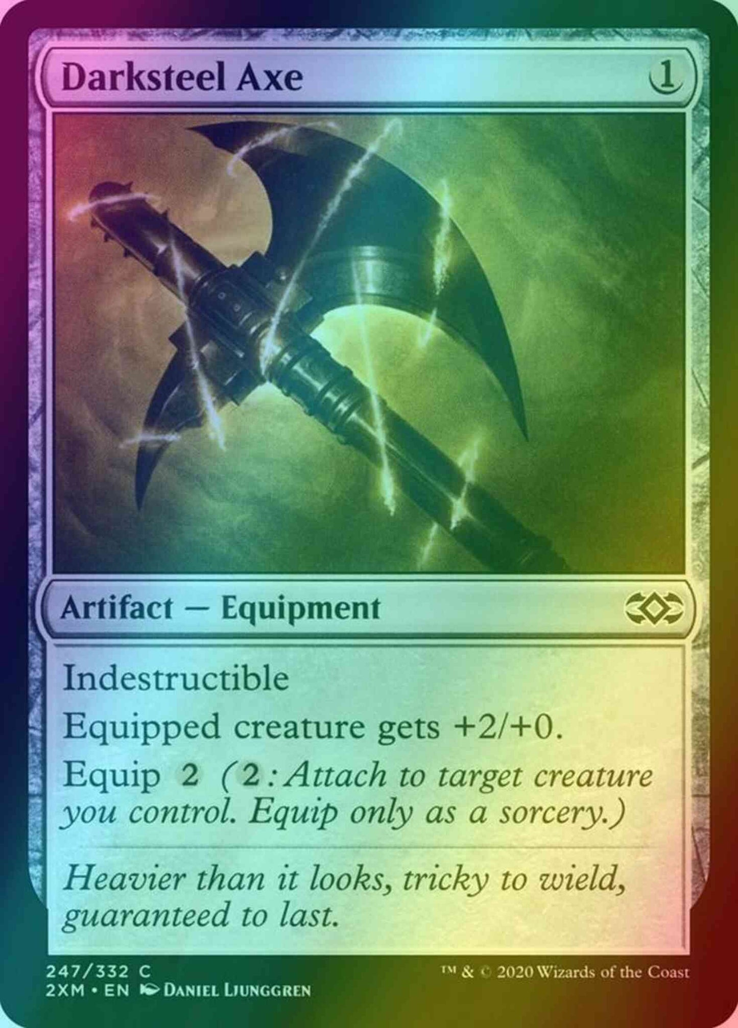 Darksteel Axe [247] [Double Masters] [Foil]