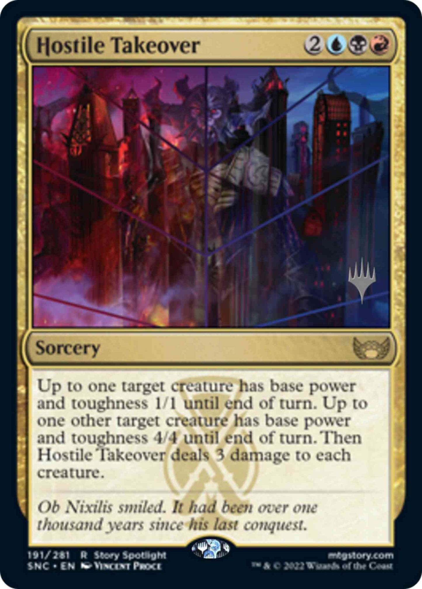 Hostile Takeover [Promo Pack] [191p] [Streets of New Capenna: Promos] [Non-Foil]