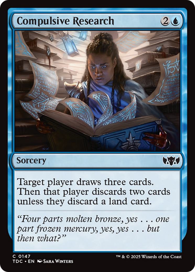 Compulsive Research [147] [Tarkir: Dragonstorm: Commander] [Non-Foil]