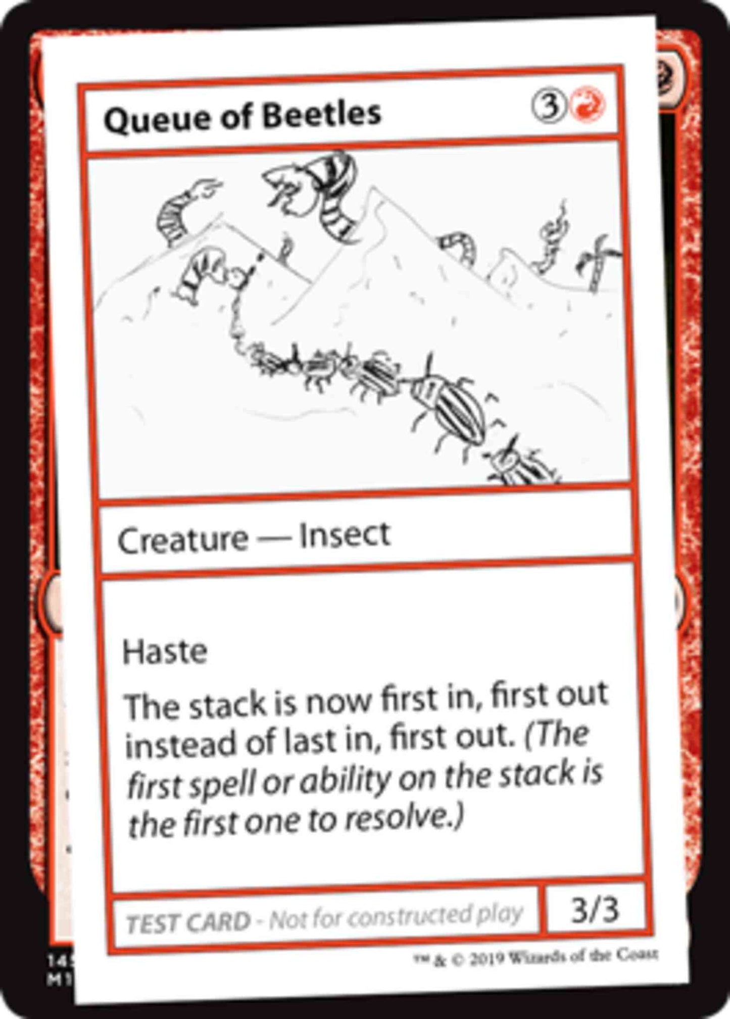 Queue of Beetles - No Symbol [61] [Mystery Booster Playtest Cards 2021] [Non-Foil]