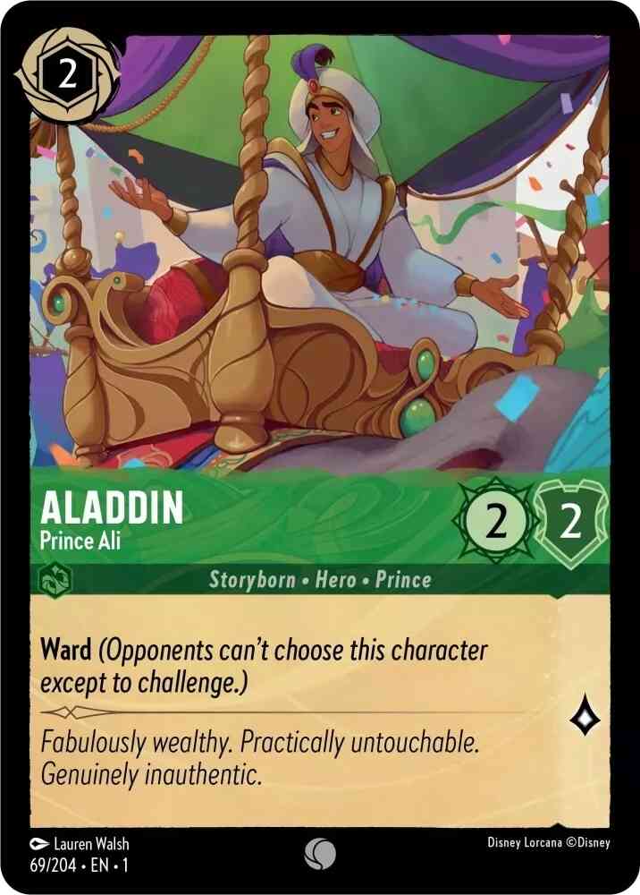 Aladdin - Prince Ali - 69/204 [The First Chapter] [Cold Foil]