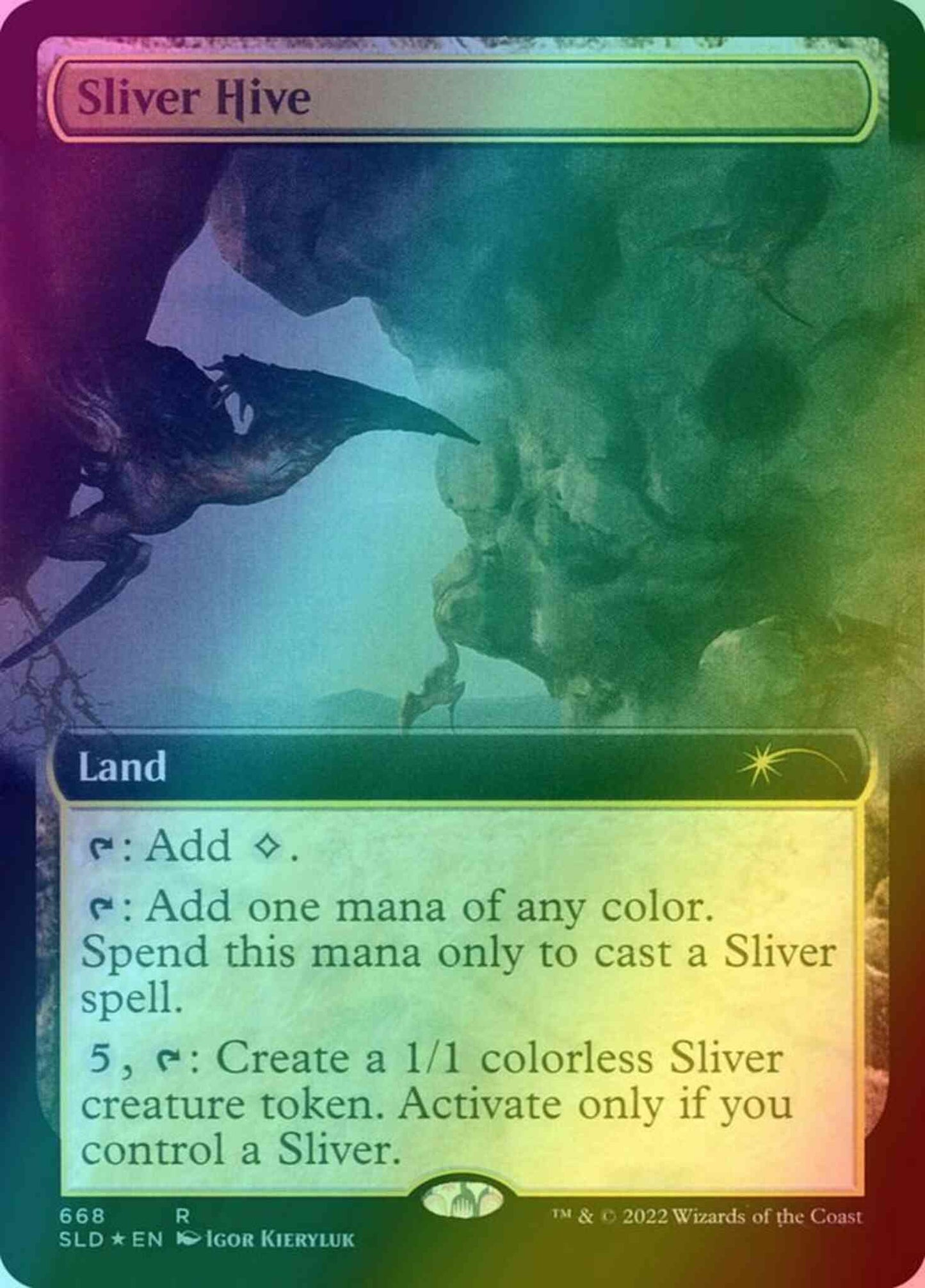 Sliver Hive [0668] [Extended Art] [Igor Kieryluk] [Secret Lair Drop] [Foil]