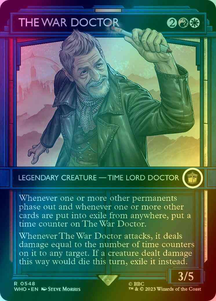 The War Doctor [548] [TARDIS Showcase] [Universes Beyond: Doctor Who] [Foil]