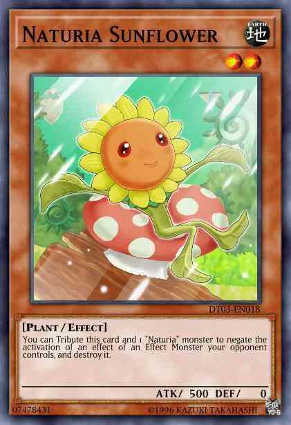 Naturia Sunflower - HA03-EN011 - Super Rare - Unlimited