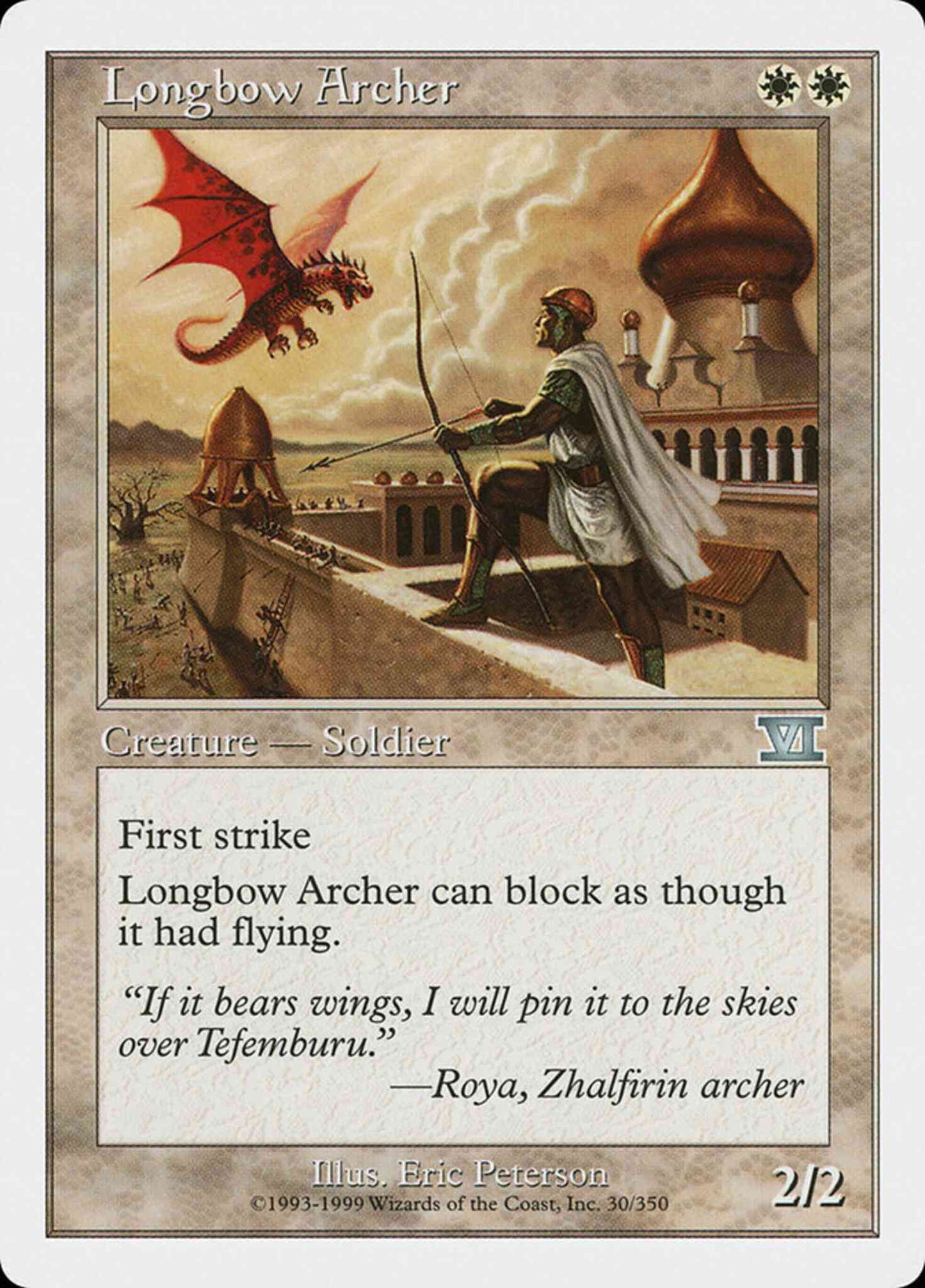 Longbow Archer [30] [Classic Sixth Edition] [Non-Foil]