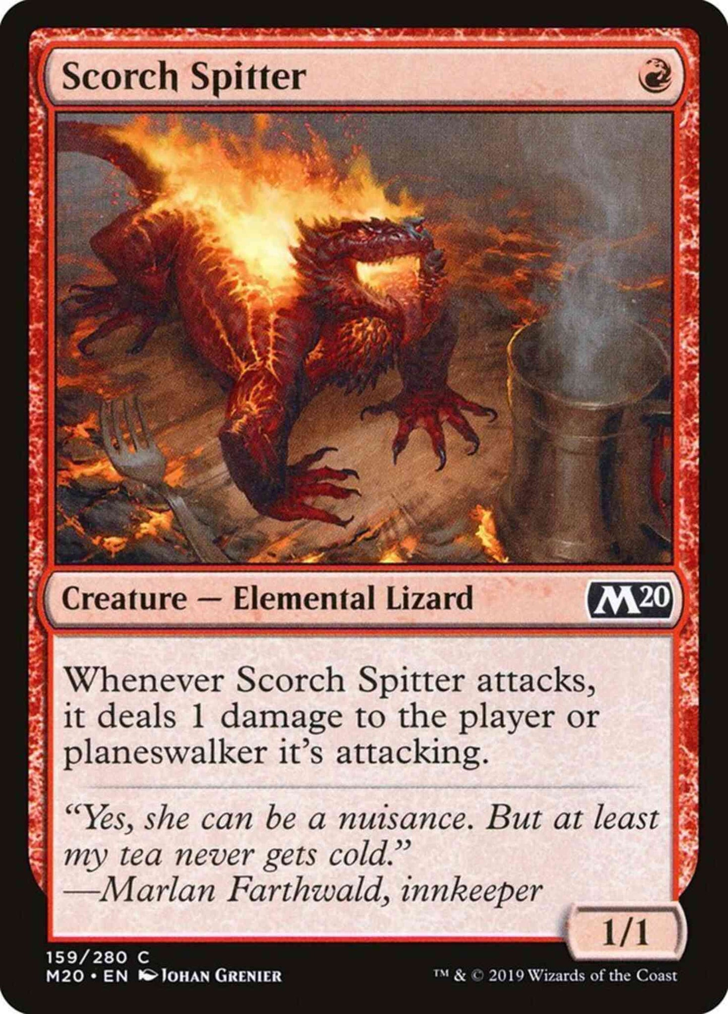 Scorch Spitter [159] [Core Set 2020] [Non-Foil]