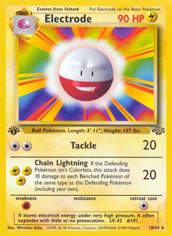 Electrode - 18/64 - Rare - 1st Edition [base2-18] [Non-Holo]