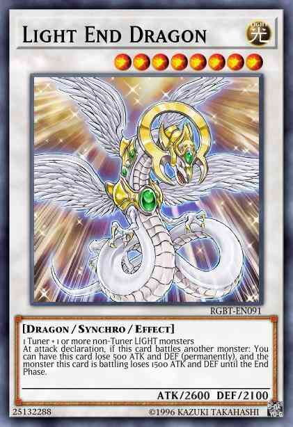 Light End Dragon - RGBT-EN091 - Secret Rare - Unlimited