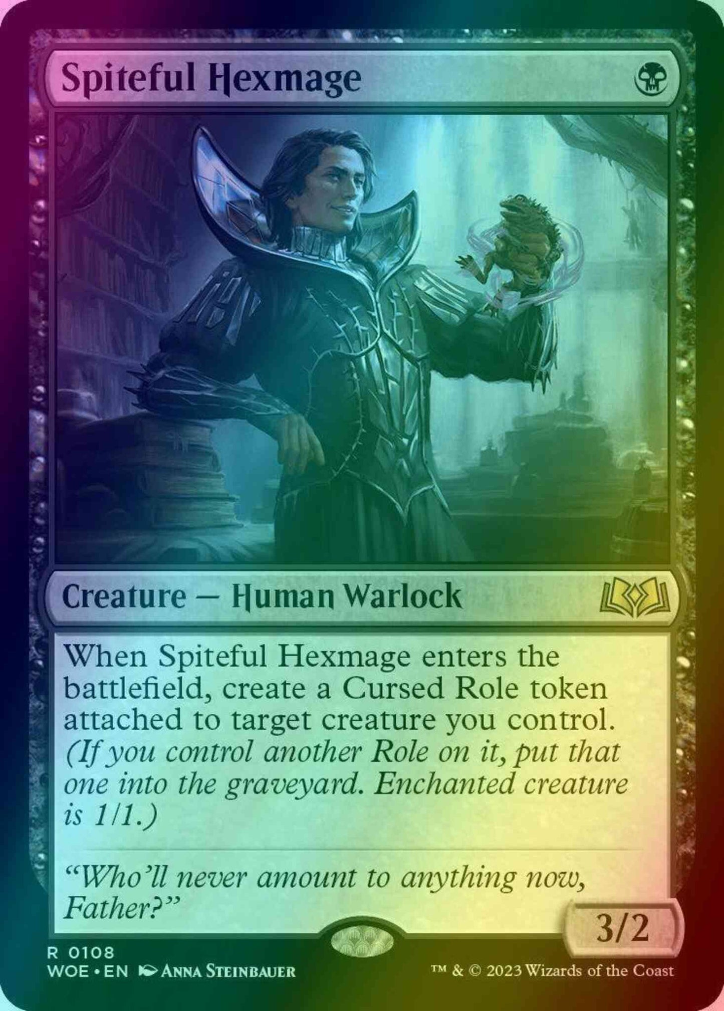 Spiteful Hexmage [108] [Wilds of Eldraine] [Foil]