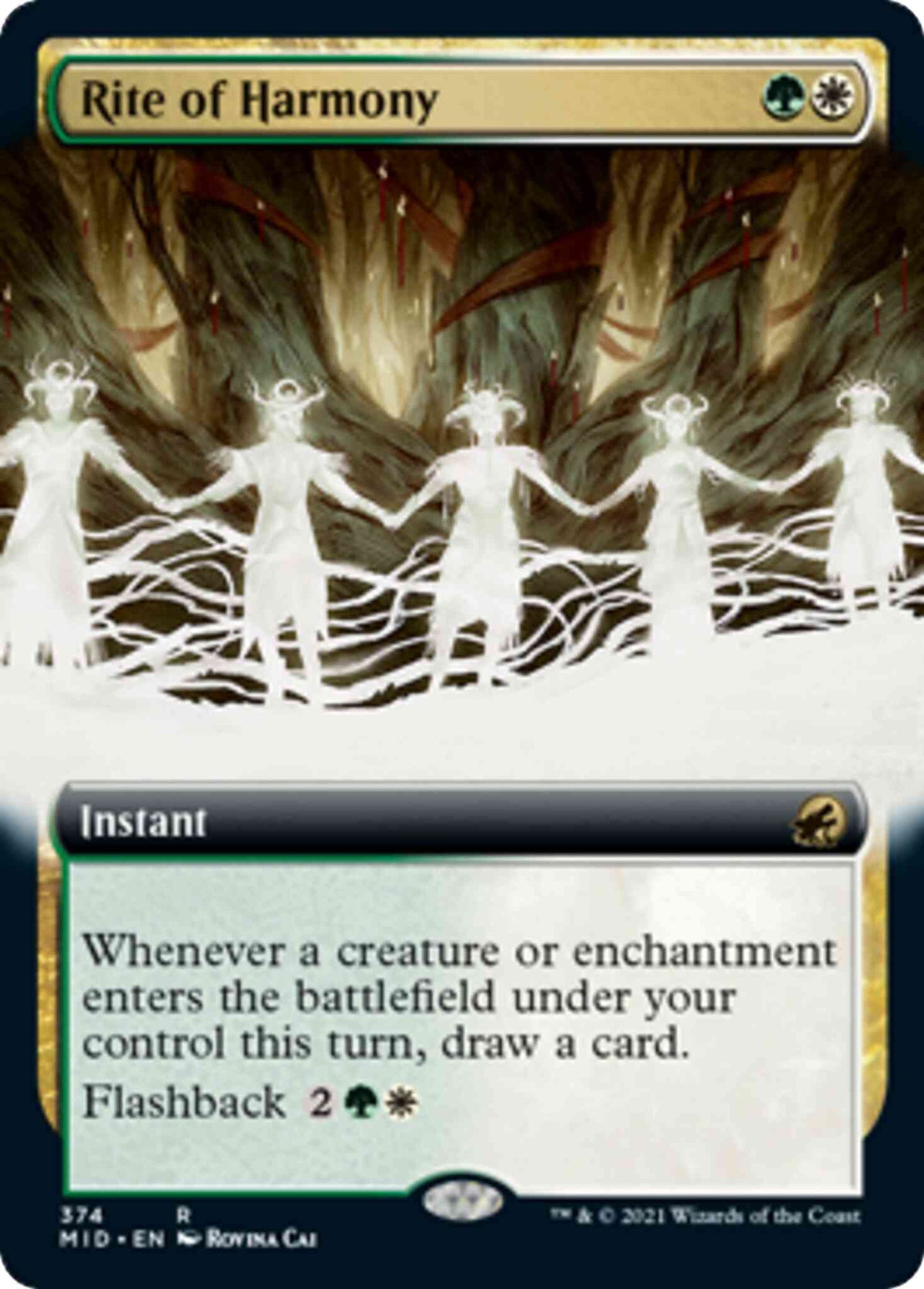 Rite of Harmony [374] [Extended Art] [Innistrad: Midnight Hunt] [Non-Foil]