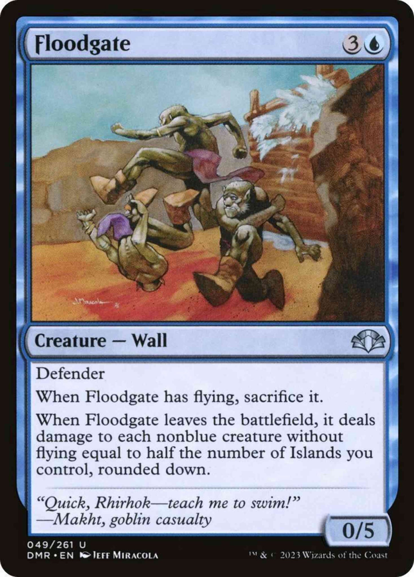 Floodgate [49] [Dominaria Remastered] [Non-Foil]