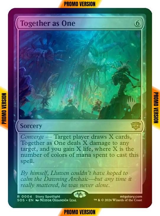 Together as One [4p] [Promo Pack] [Secrets of Strixhaven Promos] [Foil]