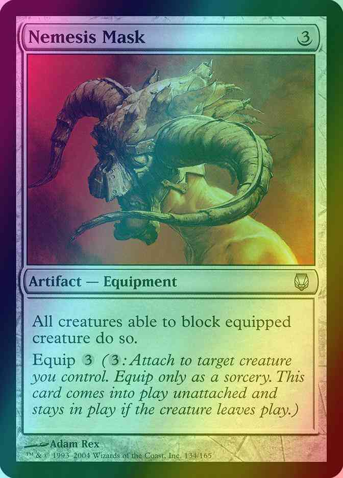 Nemesis Mask [134] [Darksteel] [Foil]