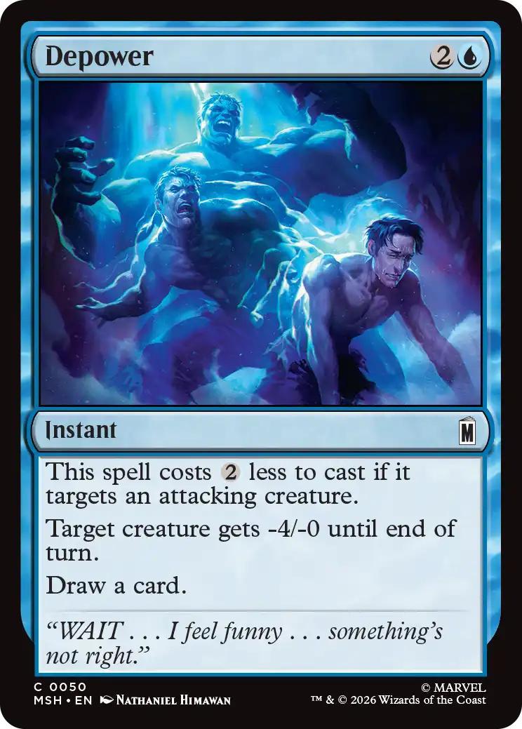 Depower [50] [Marvel Super Heroes] [Non-Foil]