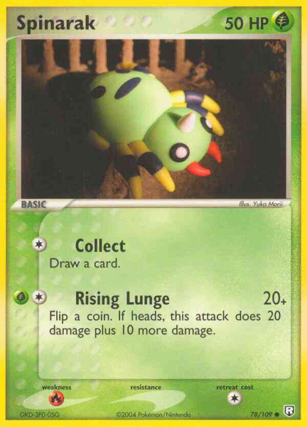 Spinarak - 78/109 - Common [ex7-78] [Reverse Holo]