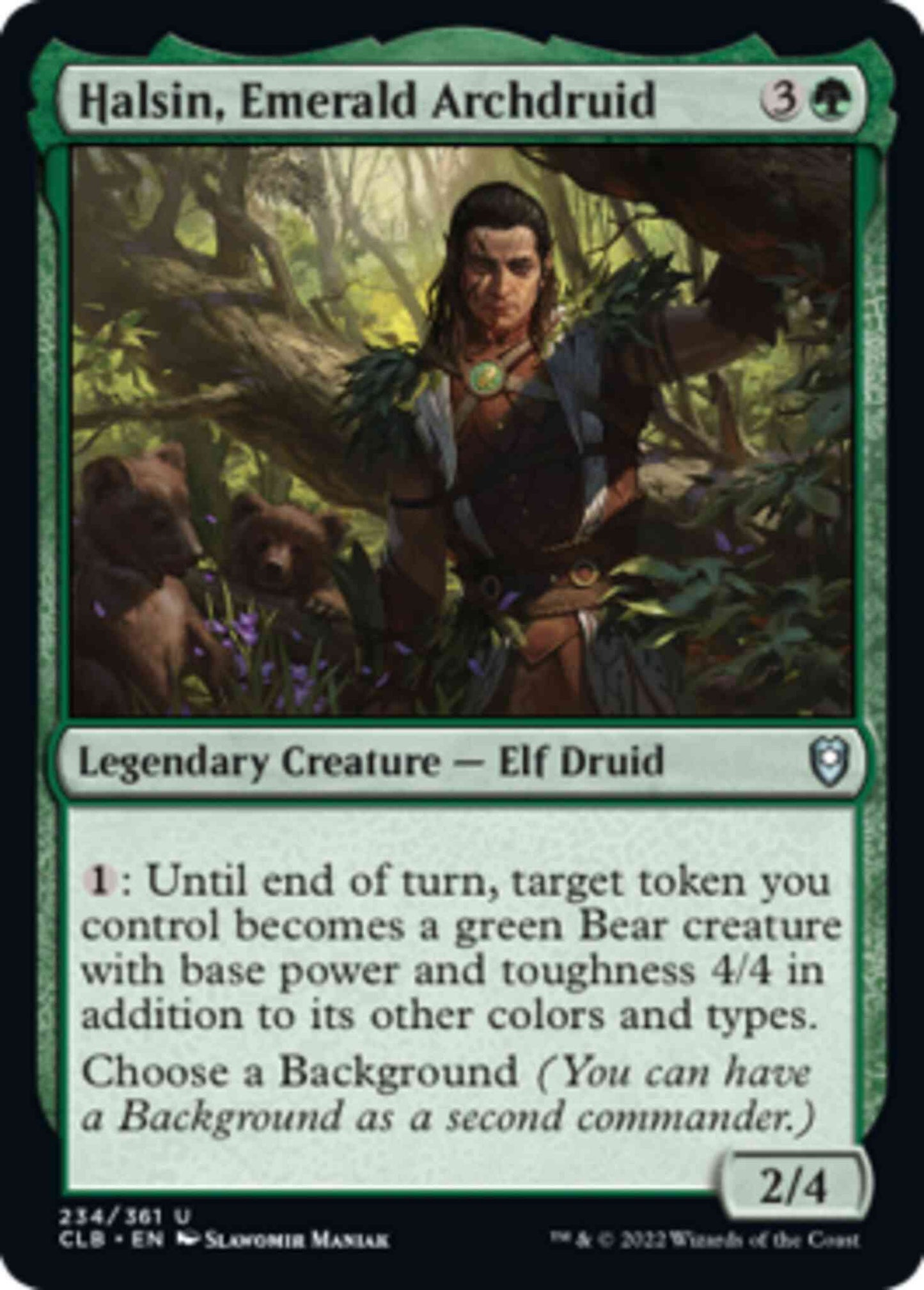Halsin, Emerald Archdruid [234] [Commander Legends: Battle for Baldur's Gate] [Non-Foil]