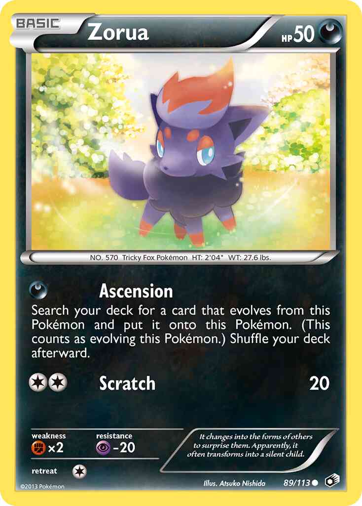 Zorua - 89/113 - Common [bw11-89] [Reverse Holo]